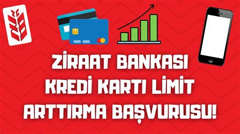 Ziraat Mobil Kredi Kartı Limit Yükseltme